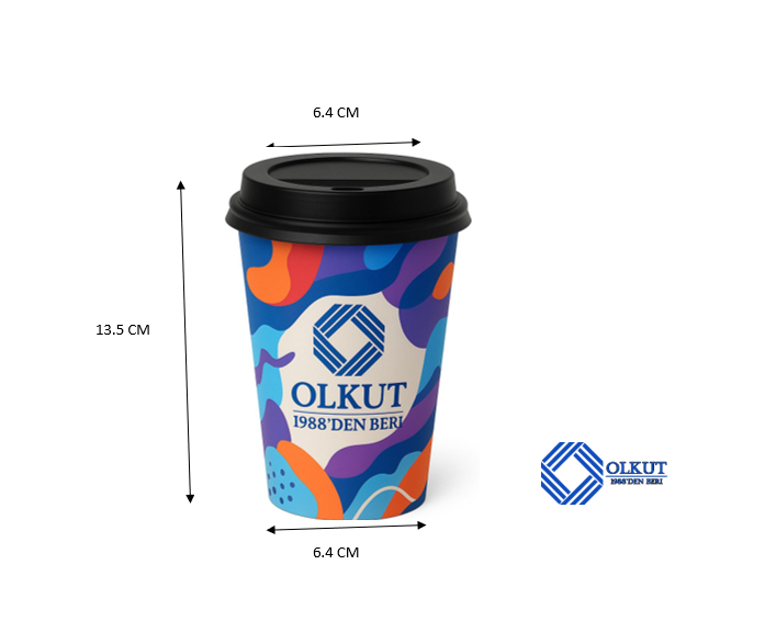 16 Oz Tek Kat Sıcak İçecek Karton Bardak