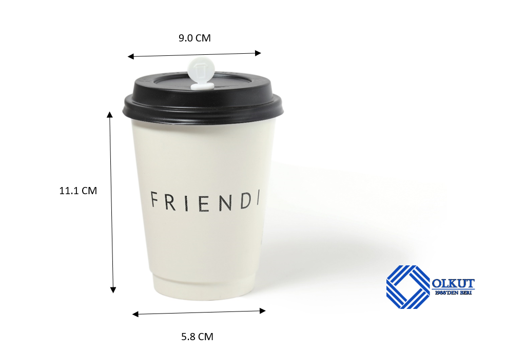 14 Oz Double Wall Sıcak İçecek Karton Bardak