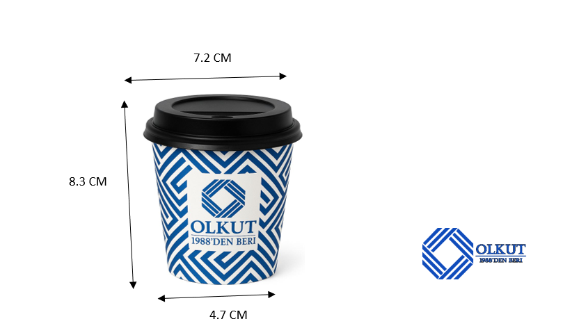 7 Oz Tek Kat Sıcak İçecek Karton Bardak 