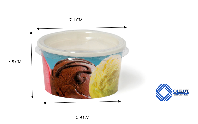 50 CC Dik Dondurma Cup